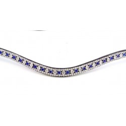 Blue and Silver Crystal Browband