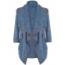Casual Women Zipper  Pocket Long Sleeve Cardigans